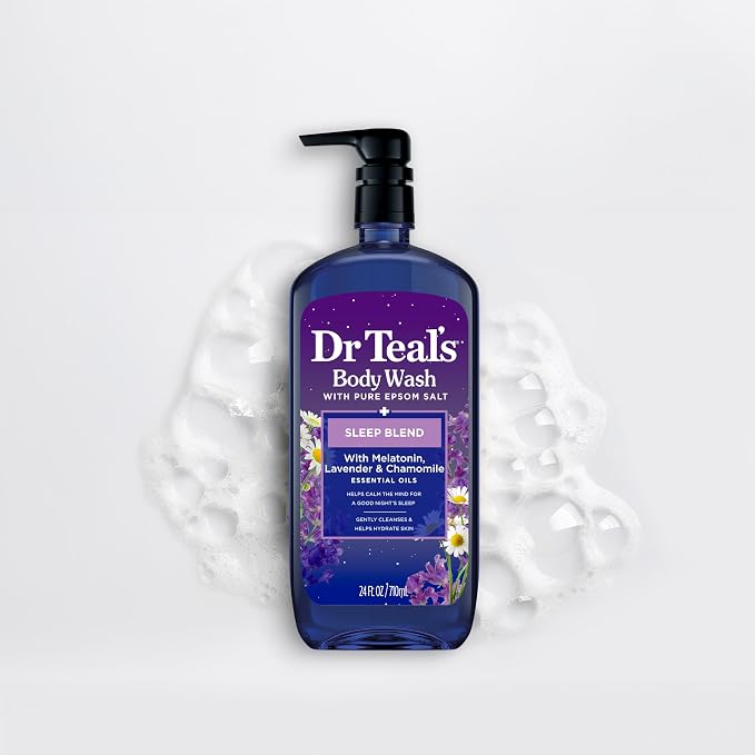 Dr Teal's Body Wash with Pure Epsom Salt, Daytime/Nighttime with Vitamin C & - Image 10
