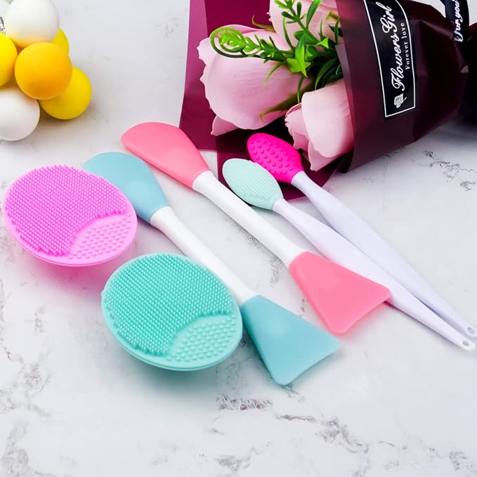 6pcs Silicone Face Brush Set - Image 9