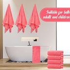 SmoothNovelty 16 Pack Microfiber Bath Towels Bulk 27'' x 60'' Oversized Beach - Image 5