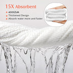 YFONG 2 Pack Microfiber Hair Towel Wrap - Image 2