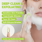 2 PCS Face Scrubber, Soft Silicone Face Exfoliator - Image 2