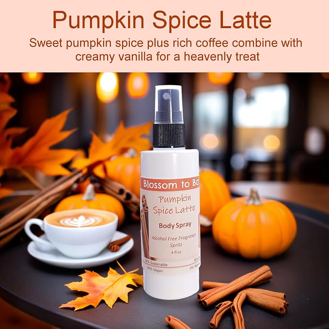 Blossom to Bath Pumpkin Spice Latte Body Spray - Image 2