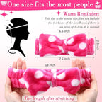 WILLBOND 24 Pieces Spa Headband Bulk Skincare Headbands Face Wash Makeup - Image 2