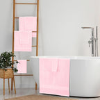 Belizzi Home 8 Piece Towel Set 100% Ring Spun Cotton, 2 Bath Towels 27x54 - Image 4