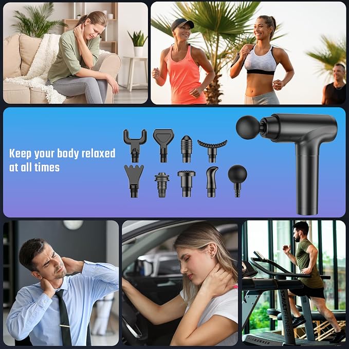 cotsoco Massage Gun, Muscle Massage Gun Deep Tissue Back Massager - Image 8