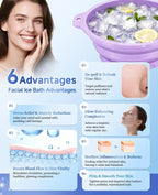 Face Ice Bath Bowl with Built-in Ice Tray, Collapsible Silicone Face Ice Plunge - Image 6