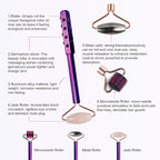 4-in-1 Germanium Stone Face Massager Beauty Roller - Image 7