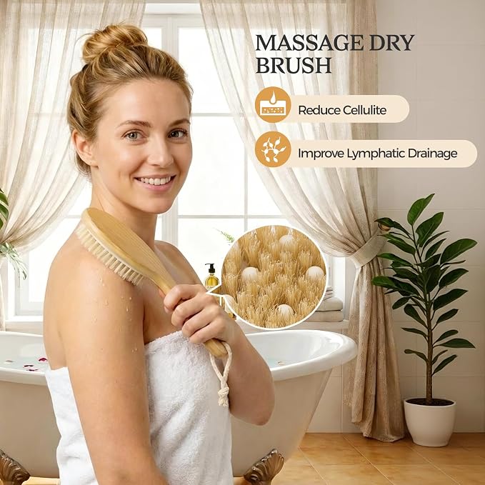 4 Packs Dry Brushing Body Brush Set - Image 4