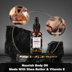 Father Day Gift for Men Spa Gifts for Men, Charcoal Bath and Body Gift Set for - Image 4