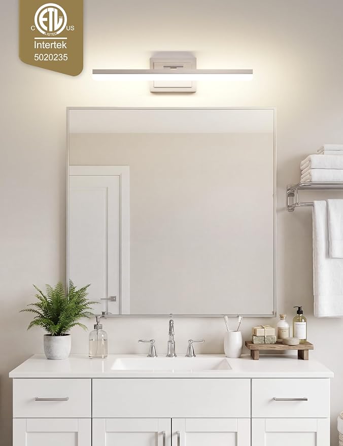 VOLISUN Modern Bathroom Vanity Light 24 inch, 24W Dimmable 5CCT Led Bathroom - Image 2