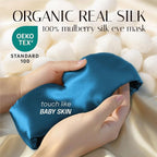 Silk Sleep Mask Soft Pressureless: 100% Mulberry Silk - Image 2