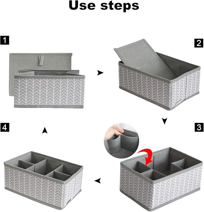 VERONLY Cosmetic Storage Bins Makeup Organizer, Adjustable Multifunction - Image 4