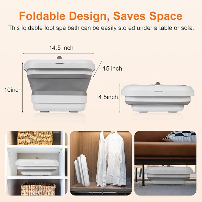 Collapsible Foot Spa Bath Massager - Image 5