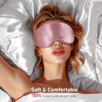 LitBear 100% 22 Momme Mulberry Silk Sleep Mask - Image 3