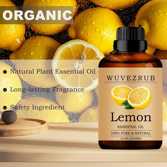 Lemon Essential Oil, 240ML Pure and Natural - Image 4