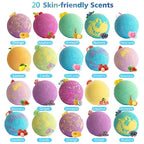 Bath Bombs for Kids with Surprise Inside for Girls Boys Toddlers, 20 Pack - Image 3