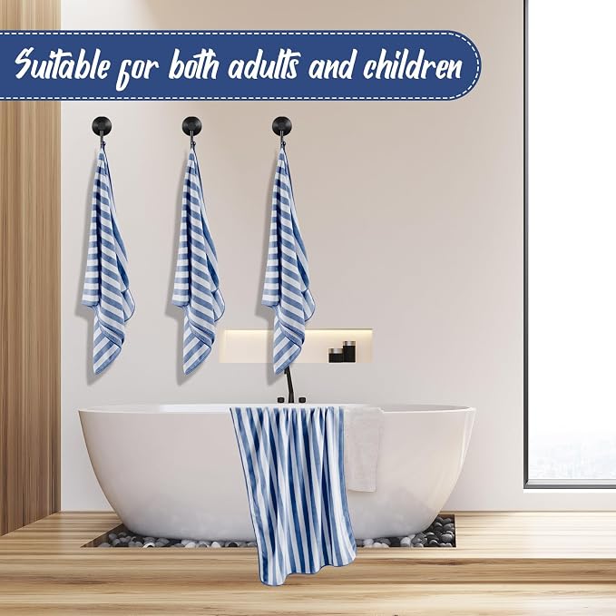 SmoothNovelty 16 Pack Microfiber Bath Towels Bulk 27'' x 60'' Oversized Size - Image 6