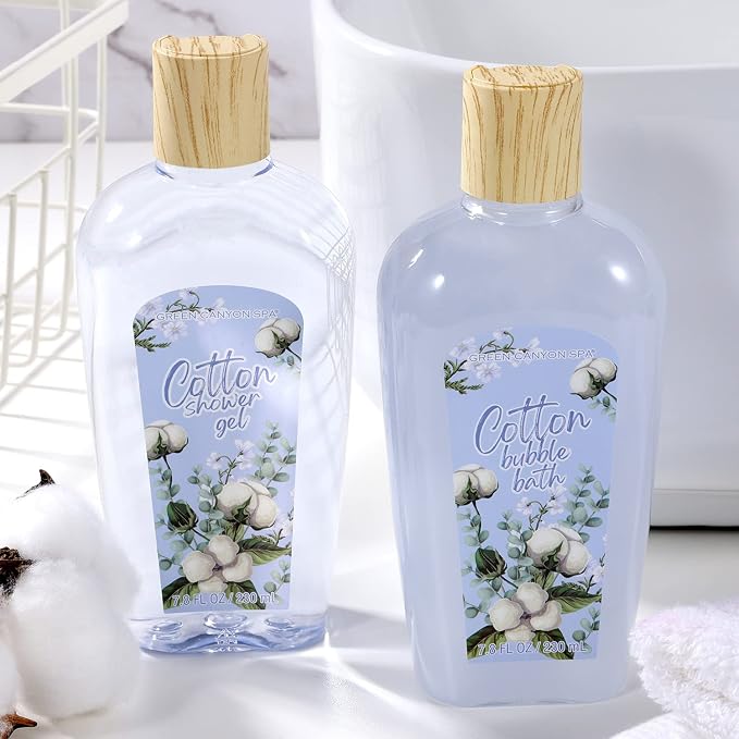 Green Canyon Spa Gifts for Women 10 Pcs Cotton Spa Gift Baskets for Women - Image 4