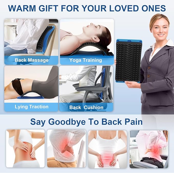 MINOLL Back Stretcher for Lower Back Pain Relief, Back Cracking Device - Image 7