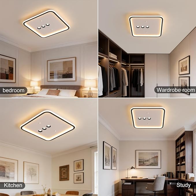 Shine LUEST Square Diamond LED Ceiling Light - Image 7