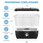 EASYINBEAUTY Hot Towel Warmer for Facials, Holds 16 Small Towels, 5L Towel - Image 4