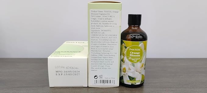 PHATOIL 3.38FL.OZ Orange Blossom Fragrance Oils - Image 8