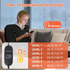 FAHKNS Infrared Sauna Blanket, Foldable Sleep Bag at Home, Portable Sauna Bag - Image 4