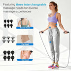 Six Head Massage Gun with 50 Adjustable Intensities & 9 Modes, Massage Gun - Image 5
