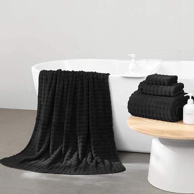 KBY Bath Towels Set 6 Piece 40x80 Inches，2 Extra Large Bath Sheets 2 Hand - Image 4