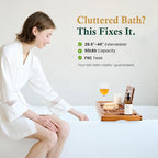 Teak Bathtub Tray, Bath Caddy - Image 7