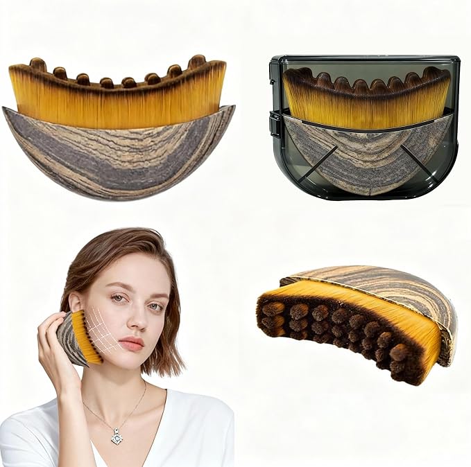 Lymphatic Contour Face Brush, Manual Face Brush by Unknown
