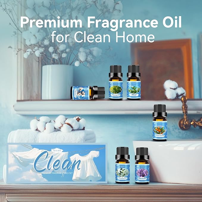Clean Essential Oils Set for Diffuser & Candle Making | 6 Pack Premium - Image 4
