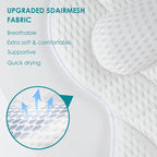 SQLHM Bath Pillows for Tub, Luxury Bath Pillow for Neck and Back Support-with - Image 6