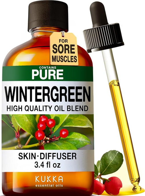 100% Pure Wintergreen Oil by Kukka