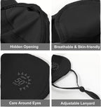 2Pcs UV Face Mask, Sun Masks for Women, Cooling Breathable Face Cover for - Image 4
