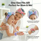 8 Pcs Spa Headband and Wristbands Set - Image 3
