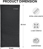 TICONN Neck Gaiter Face Cover Scarf, Neck Warmer Breathable Sun & Wind-proof - Image 3
