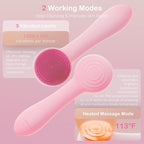 Facial Cleansing Brush Silicone Face Scrubber Waterproof Rechargeable - Image 4