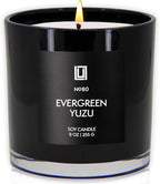 Lulu Candles | Evergreen Yuzu | Luxury Scented Soy Jar Candle | Hand Poured in - Image 2