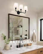 Bathroom Light Fixtures, Matte Black Vanity Lights - Image 5