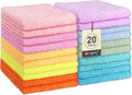 Orighty Washcloths, 20 Pack Microfiber Face Towels, Highly Absorbent and Soft by AllRightinOrighty