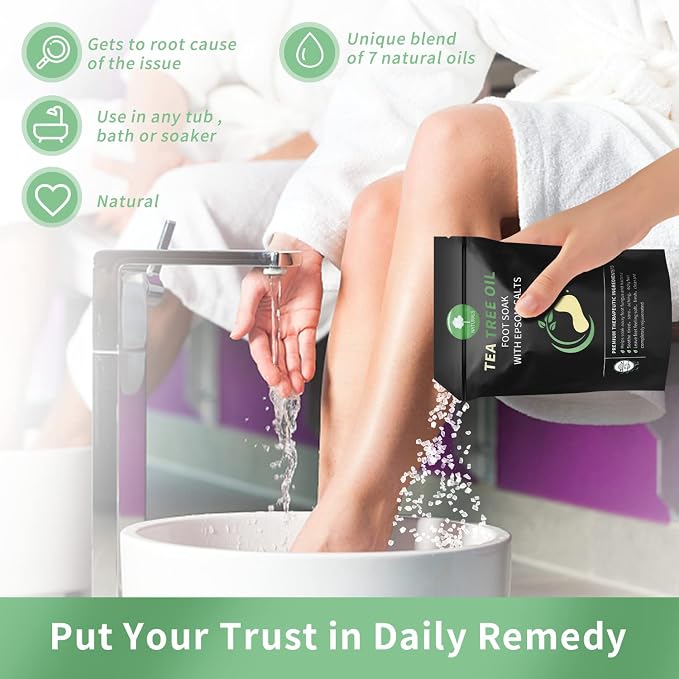 Tea Tree Oil Foot Soak with Epsom Salt - Image 4