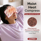 Lavender Eye Pillow for Yoga, Microwavable Moist Heat Eye Compress Mask Pillow - Image 2