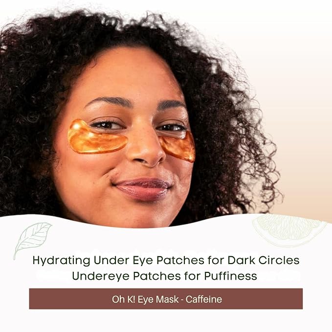 Oh K! Eye Mask - Caffeine - Hydrating Under Eye Patches - Image 3