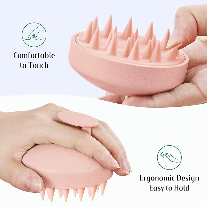 HEETA Scalp Scrubber Shampoo Brush, Scalp Massager Tool - Image 4