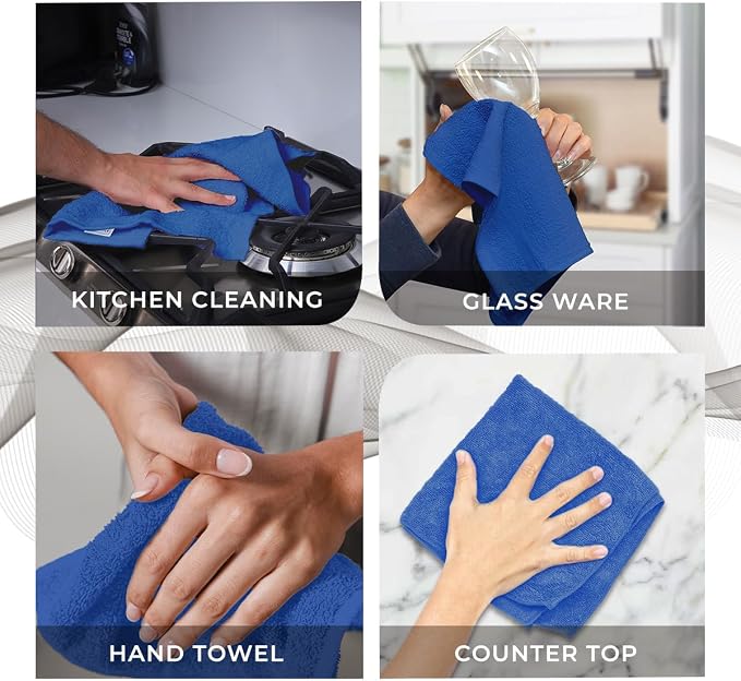 Avalon Towels Cotton Washcloths – Size 12x12 Inches, 100% Ring Spun Cotton - Image 7