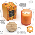 Pumpkin Spice Candle 9.7 oz: 55 Hrs Burn Time - Image 3