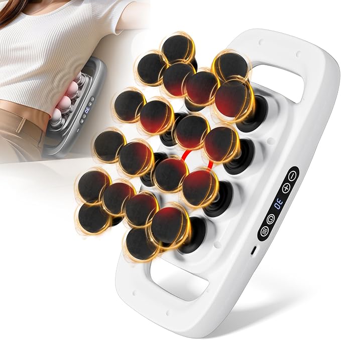 20-Head Massage Gun, 30 Intensity Levels 3 Modes, Deep Tissue Massager by Shineforu