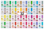 DERMAL Korean Collagen Face Mask 32 Combo Pack A+B Set – Hydrating & Soothing by DERMAL