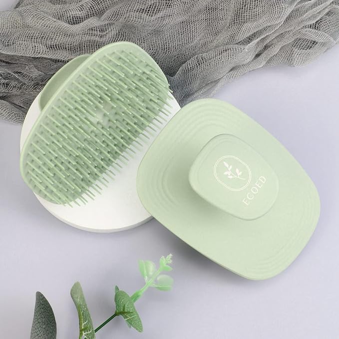 Ecoed 2 PC Scalp Massager Shampoo Brush, Scalp Scrubber & Exfoliator - Image 2